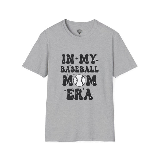 Baseball Mom Unisex T-Shirt – “In My Baseball Era” Graphic Tee | Retro Sports Mom Shirt | Game Day Essential