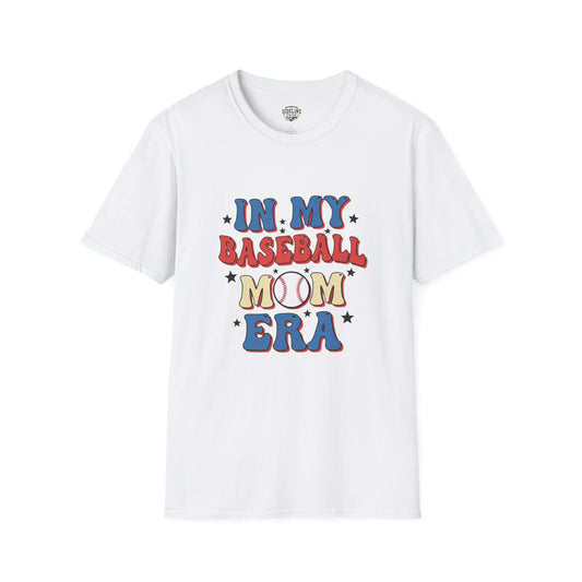In My Baseball Mom Era T-Shirt – Softstyle Game Day Tee for Sports Moms