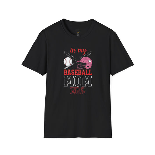 In My Baseball Mom Era T-Shirt – Softstyle Game Day Tee for Sports - The Sideline Tribe