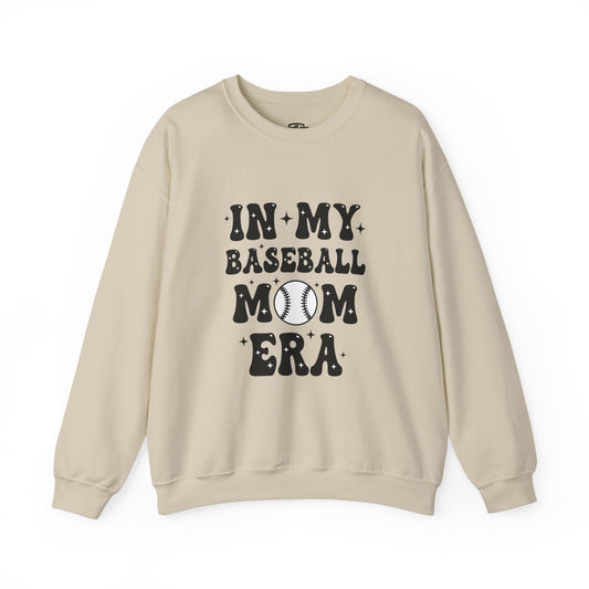 Baseball Mom Sweatshirt – Cozy Unisex Heavy Blend Crewneck | Classic Game Day Pullover | Warm Sports Mom Gift
