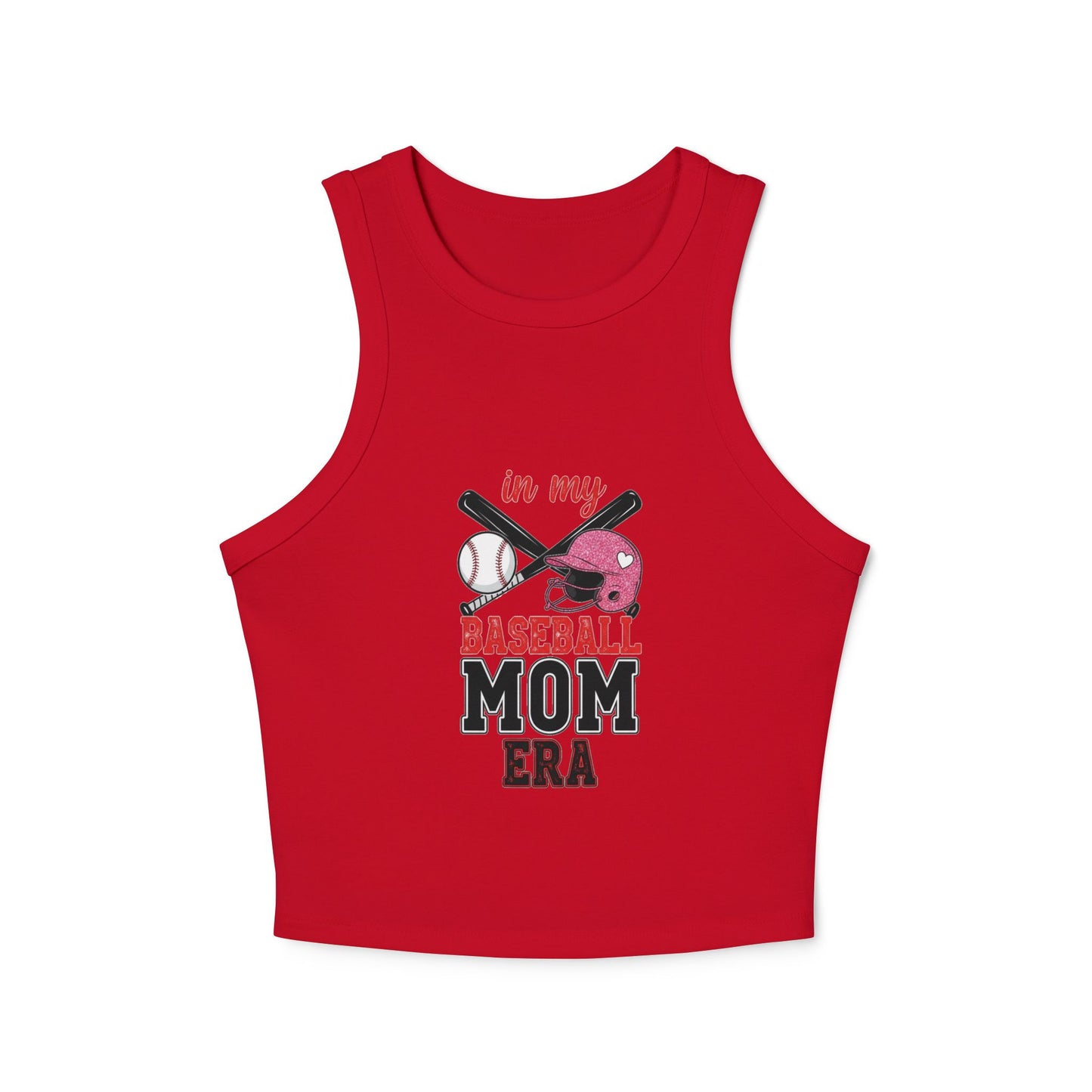 Baseball Mom Racer Tank Top – Cute & Stylish Athletic Wear for Game Day - The Sideline Tribe