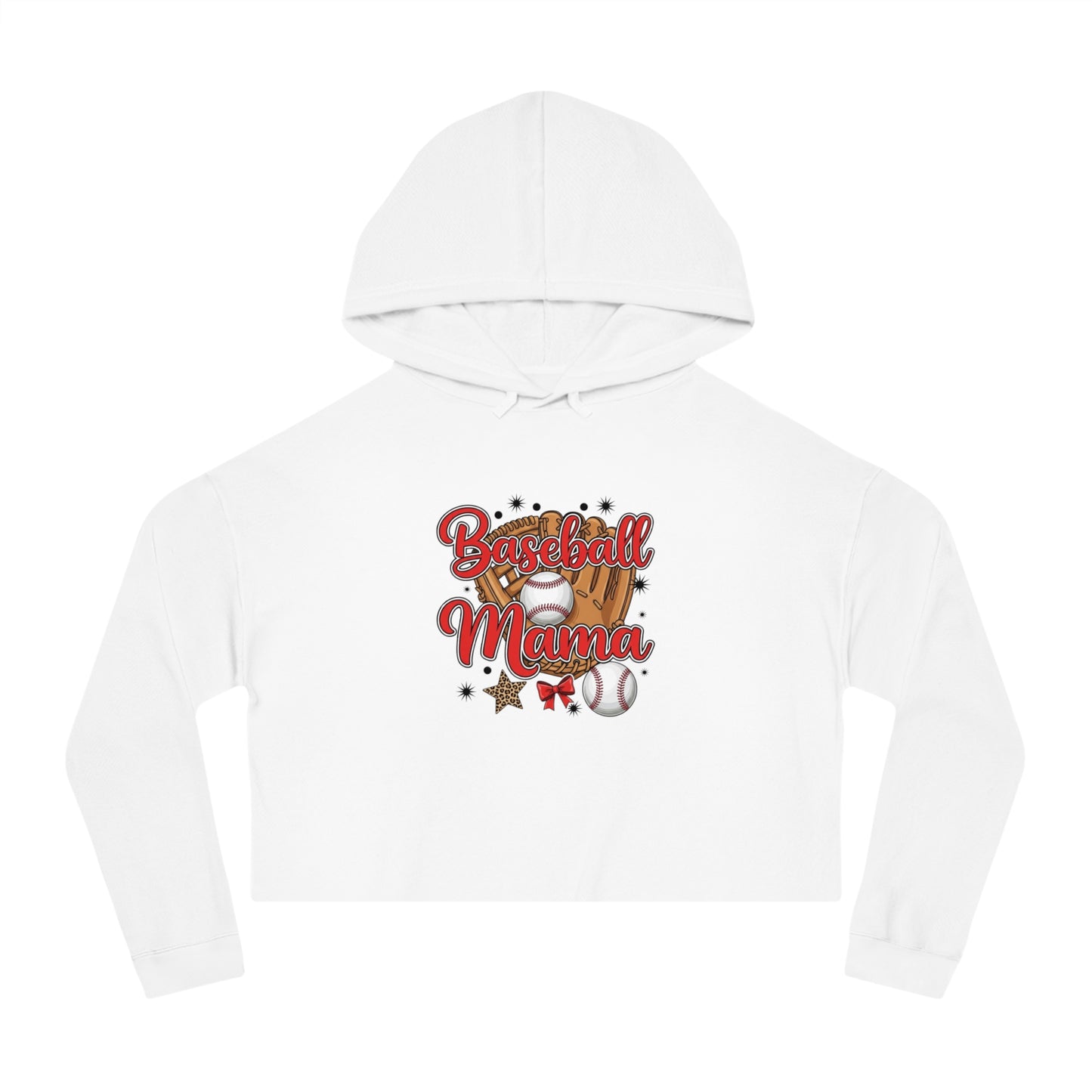 Baseball Mama Cropped Hoodie