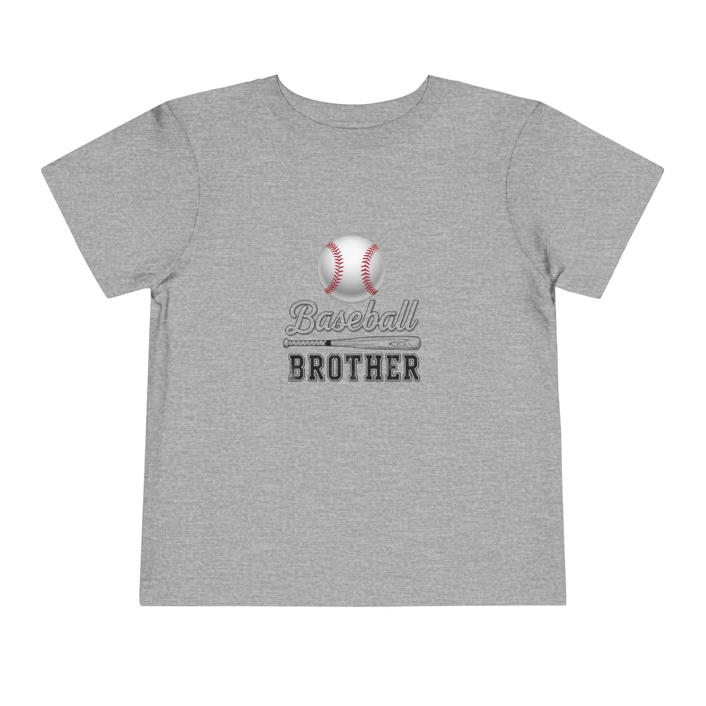 Baseball Brother Toddler Tee | Cute Kids’ Baseball Shirt for Little Siblings | Soft 100% Cotton Game Day Top