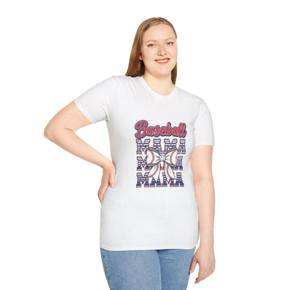 Baseball Mama Unisex Softstyle T-Shirt - The Sideline Tribe