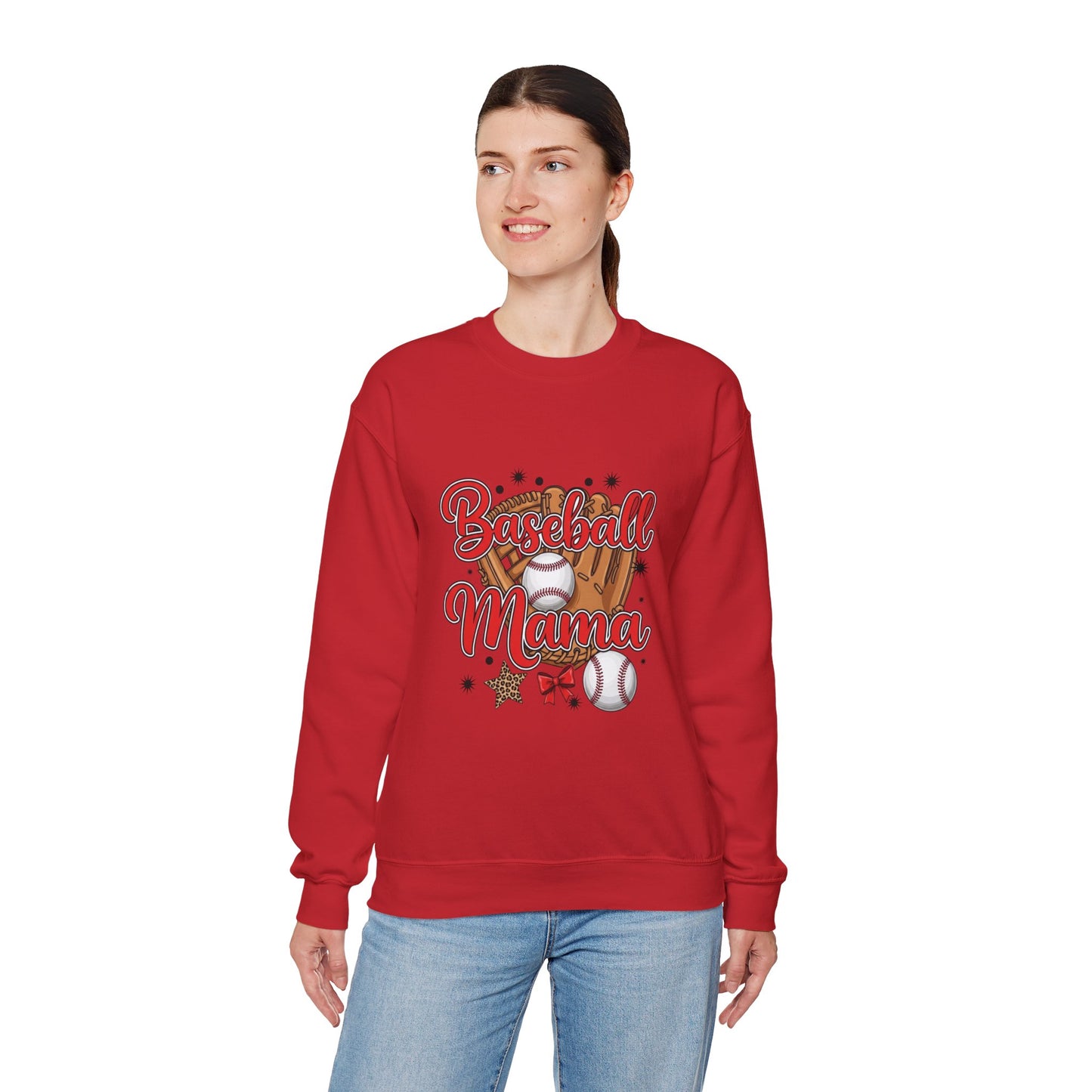 Baseball Mama Crewneck Sweatshirt