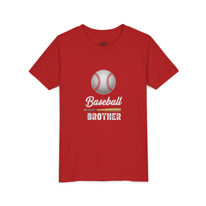 Baseball Brother Youth Tee – Cool Kids' Graphic Shirt | Soft Ring-Spun Cotton Game Day Wear