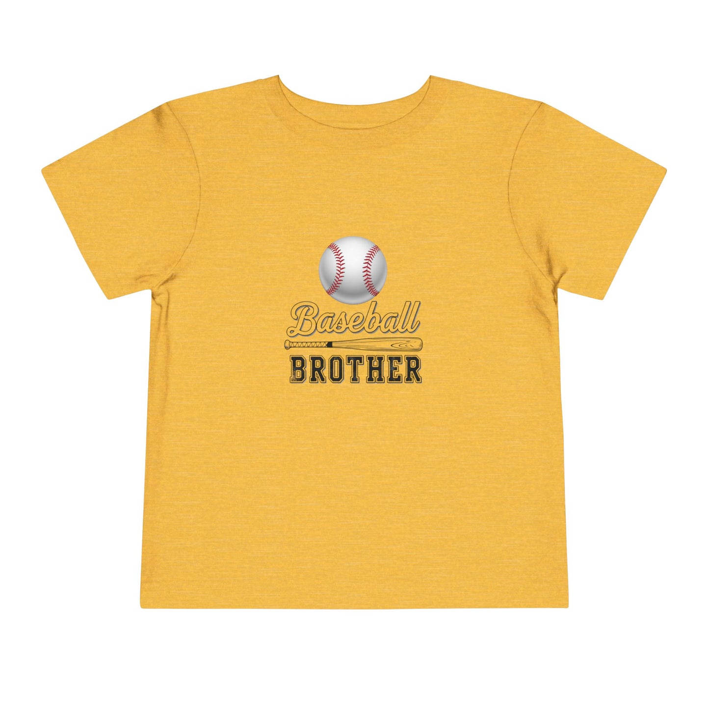 Baseball Brother Toddler Tee | Cute Kids’ Baseball Shirt for Little Siblings | Soft 100% Cotton Game Day Top