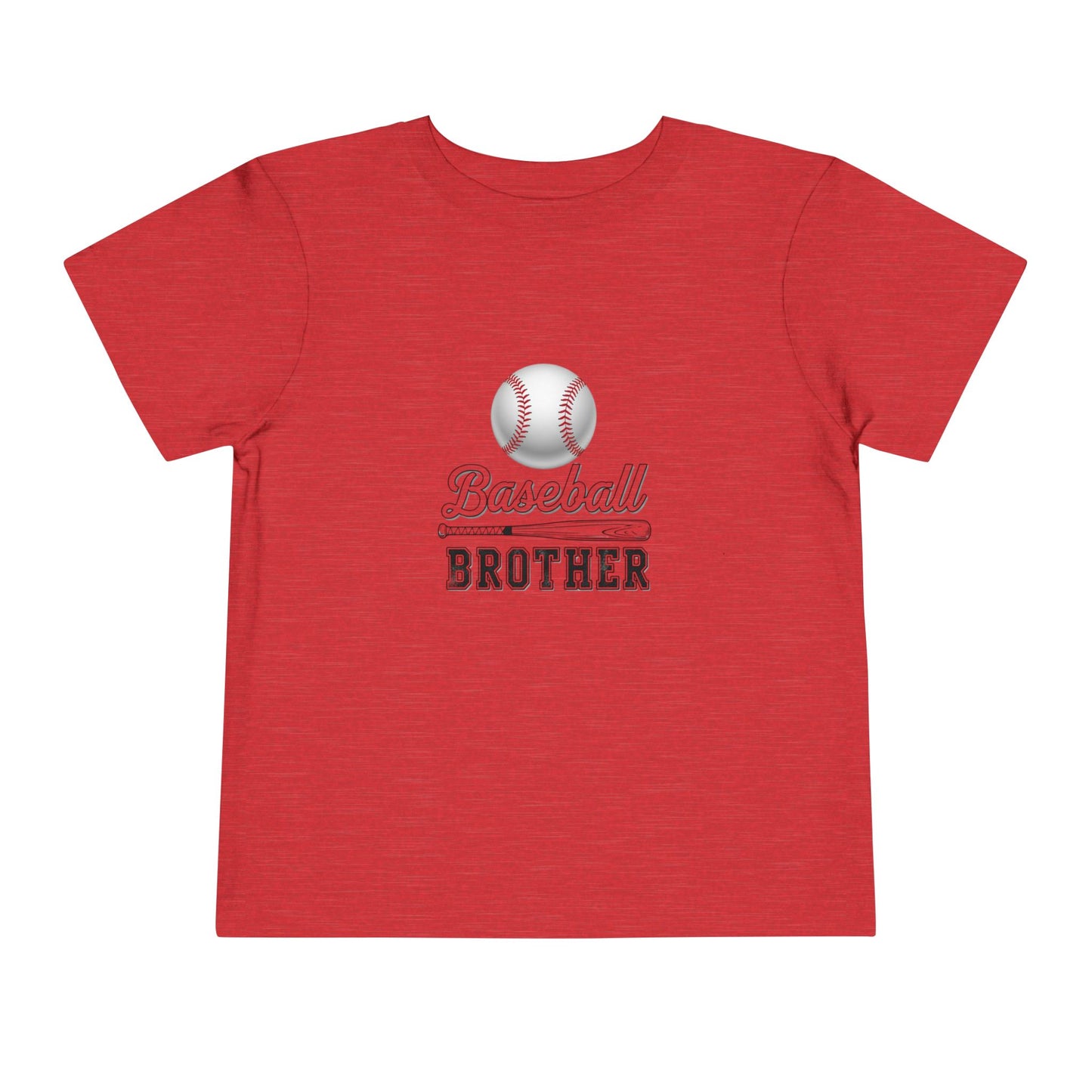 Baseball Brother Toddler Tee | Cute Kids’ Baseball Shirt for Little Siblings | Soft 100% Cotton Game Day Top