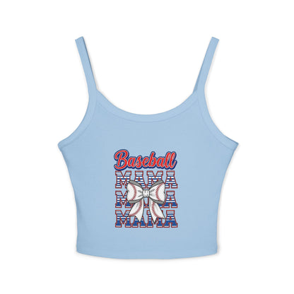 Baseball Mama Spaghetti Strap Tank Top