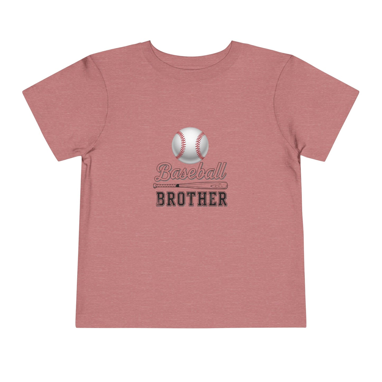 Baseball Brother Toddler Tee | Cute Kids’ Baseball Shirt for Little Siblings | Soft 100% Cotton Game Day Top