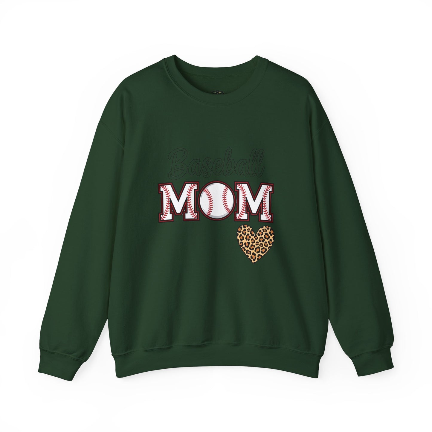 Baseball Mom Crewneck Sweatshirt – Cozy Game Day Pullover | Classic Sports Mom Sweater | Warm Team Spirit Apparel