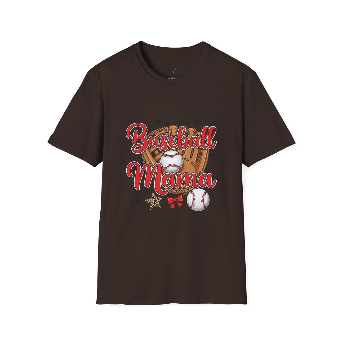 Baseball Mama Softstyle T-Shirt