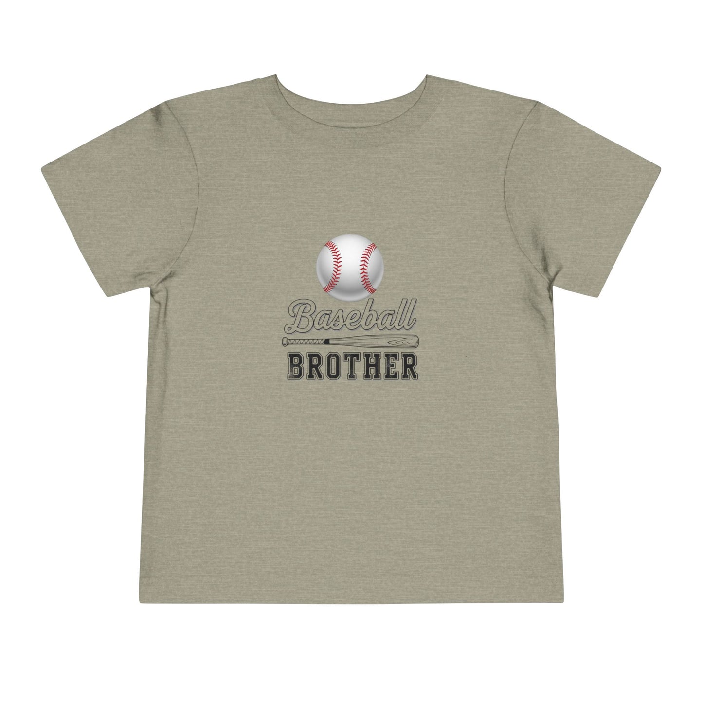 Baseball Brother Toddler Tee | Cute Kids’ Baseball Shirt for Little Siblings | Soft 100% Cotton Game Day Top