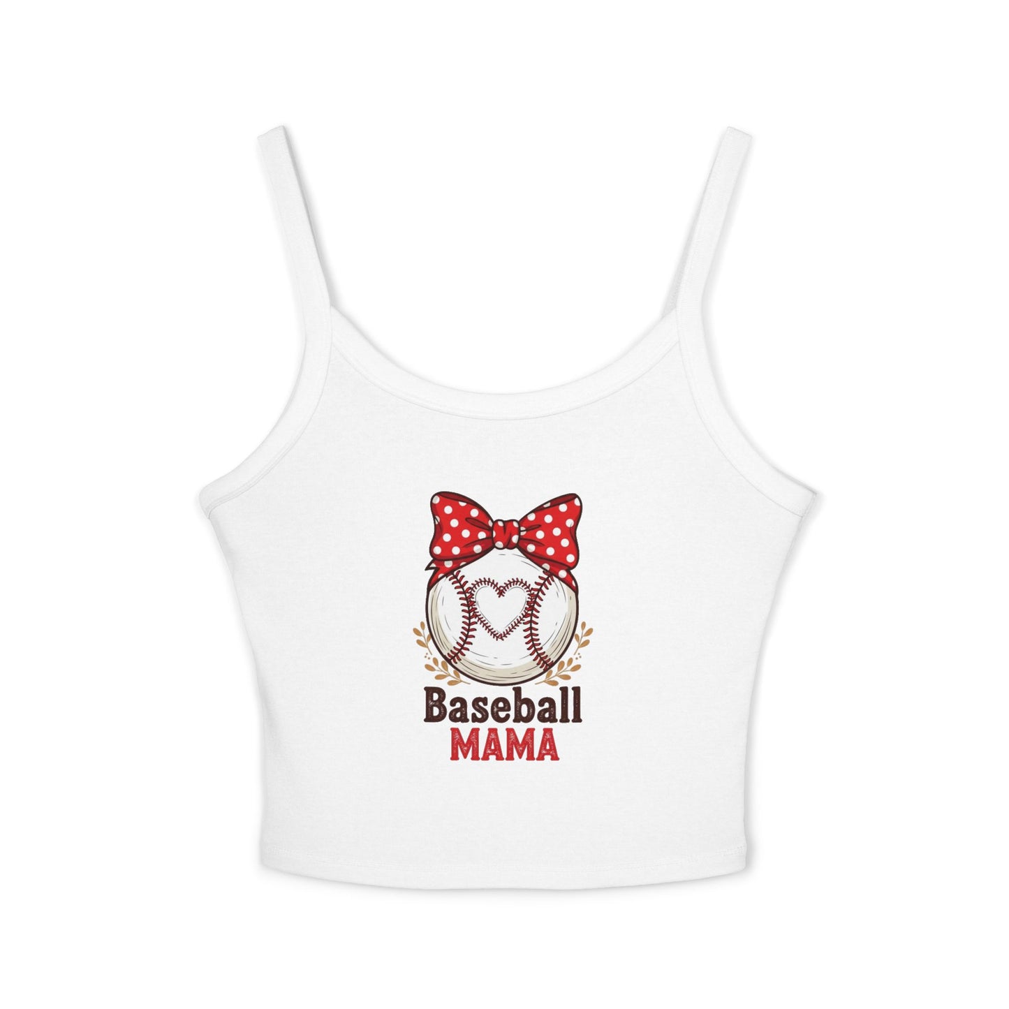 Baseball Mom Spaghetti Strap Tank Top – Soft, Flattering Fit for Game Day or Everyday Wear - The Sideline Tribe
