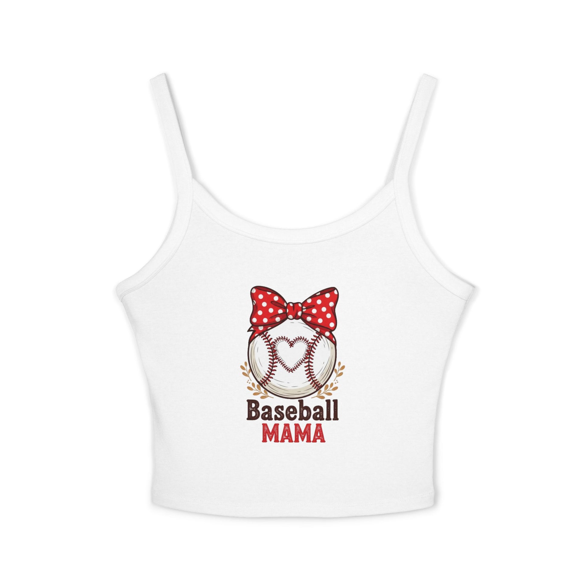 Baseball Mom Spaghetti Strap Tank Top – Soft, Flattering Fit for Game Day or Everyday Wear - The Sideline Tribe