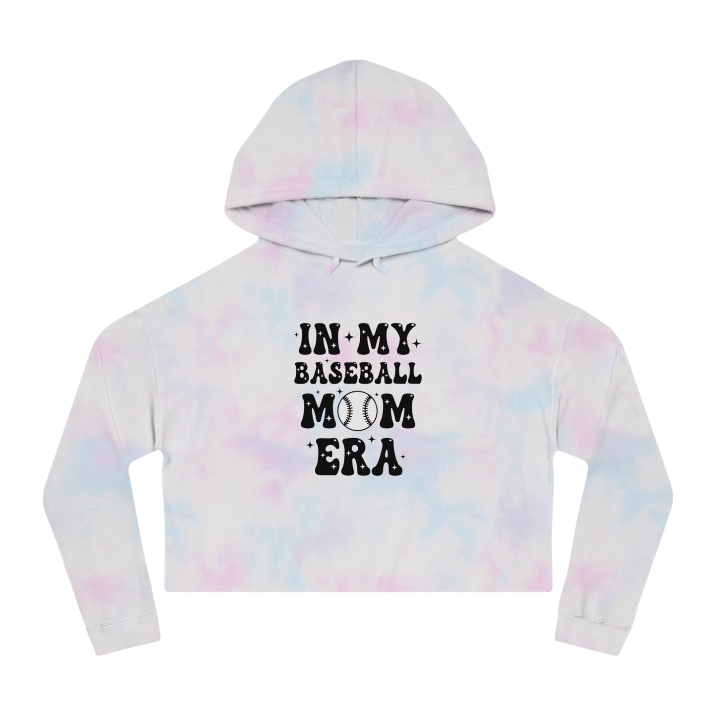 In My Baseball Mom Era Cropped Hoodie
