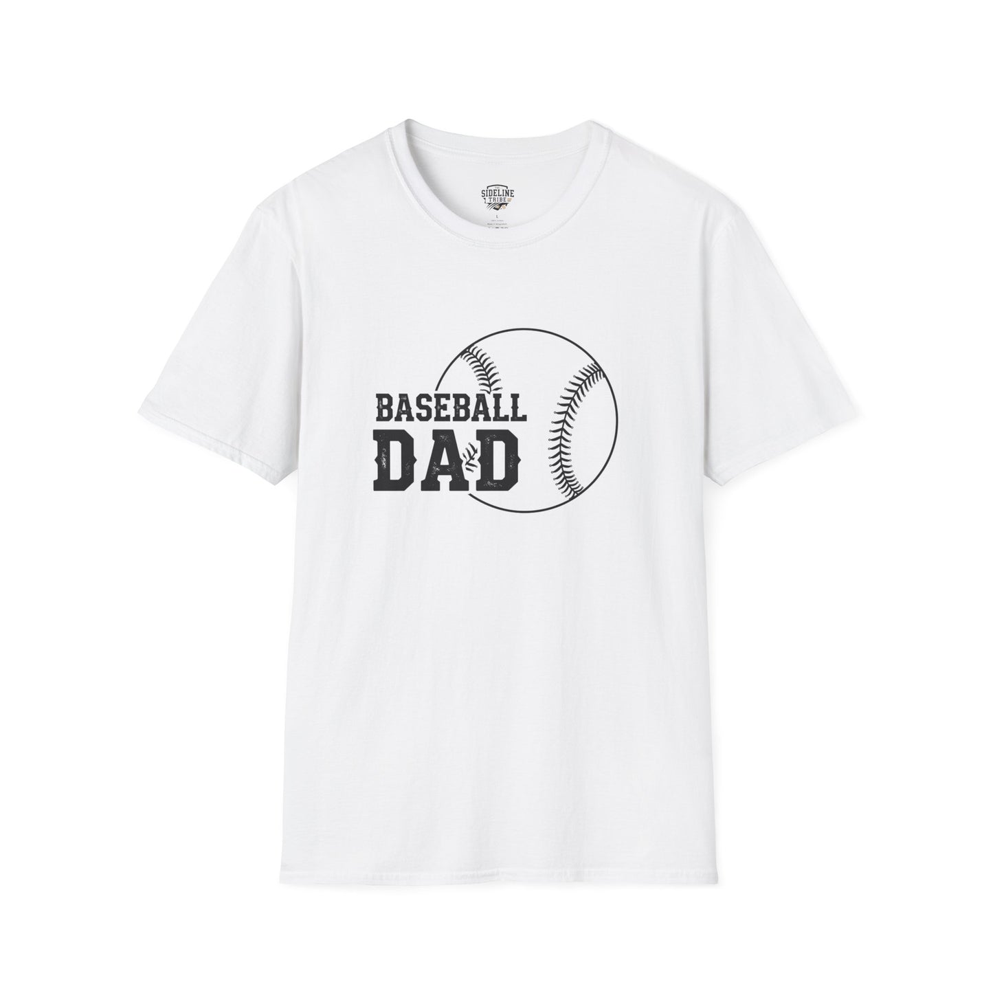 Baseball Dad Softstyle T-Shirt | Perfect Gift for Father's Day & Sports Fans