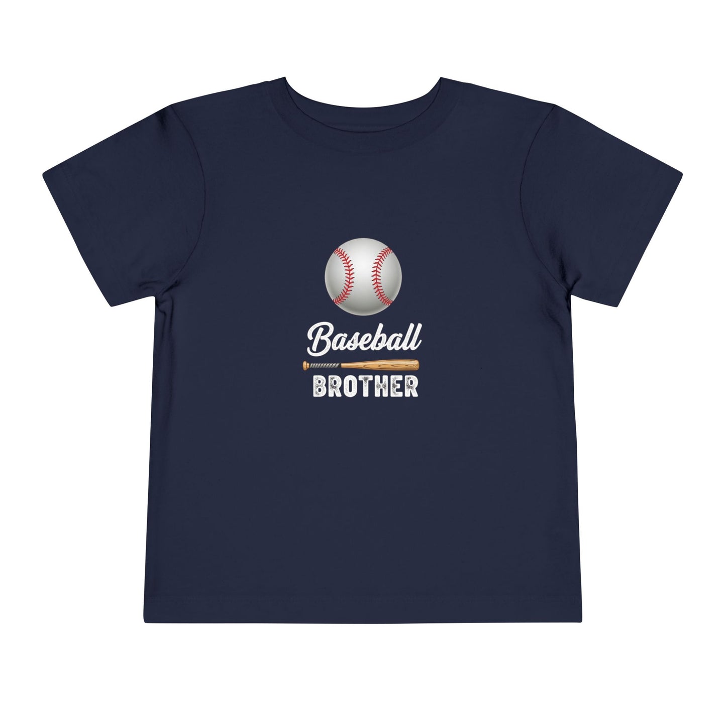 Baseball Brother Toddler Tee | Cute Kids’ Baseball Shirt for Little Siblings | Soft 100% Cotton Game Day Top