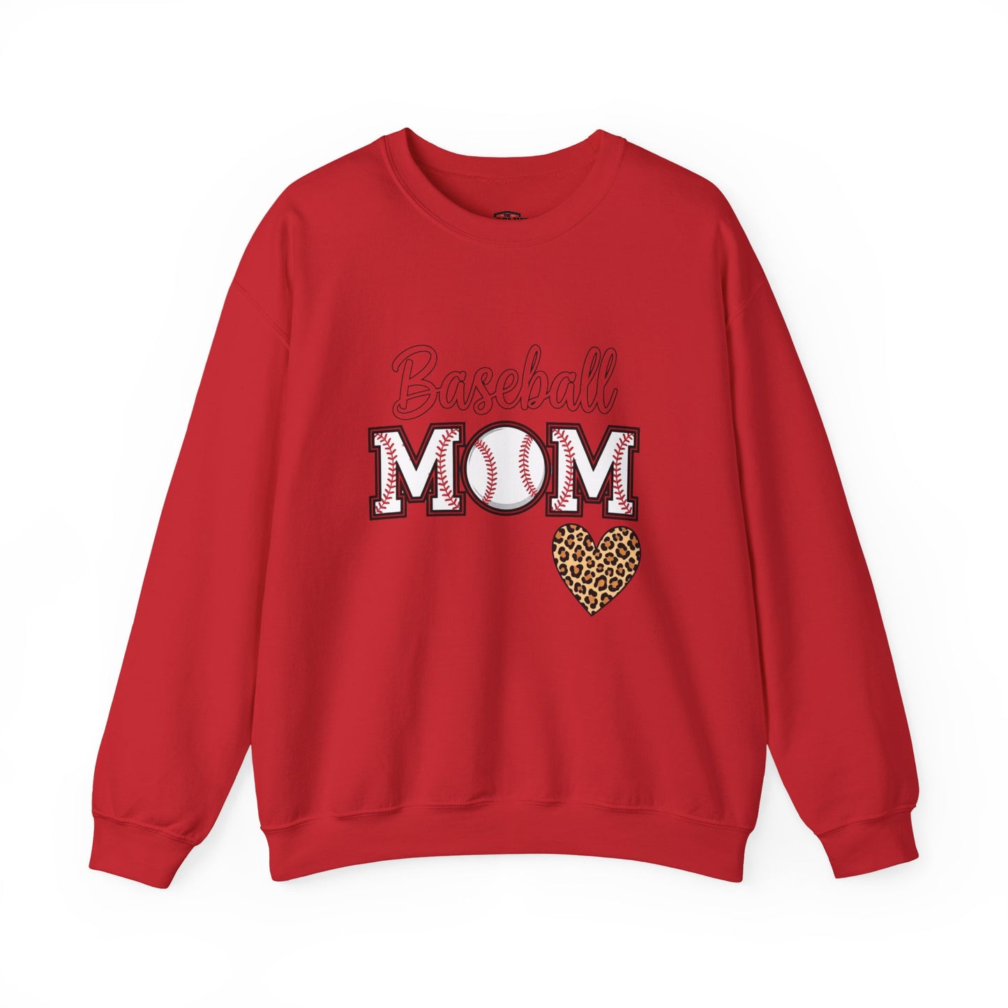 Baseball Mom Crewneck Sweatshirt – Cozy Game Day Pullover | Classic Sports Mom Sweater | Warm Team Spirit Apparel