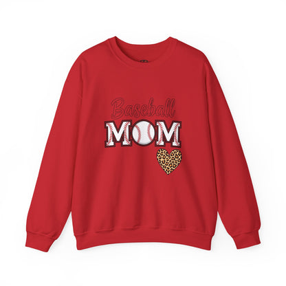Baseball Mom Crewneck Sweatshirt – Cozy Game Day Pullover | Classic Sports Mom Sweater | Warm Team Spirit Apparel