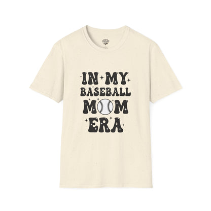 Baseball Mom Unisex T-Shirt – “In My Baseball Era” Graphic Tee | Retro Sports Mom Shirt | Game Day Essential