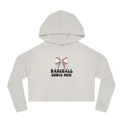 Baseball Bonus Mom Cropped Hoodie - The Sideline Tribe