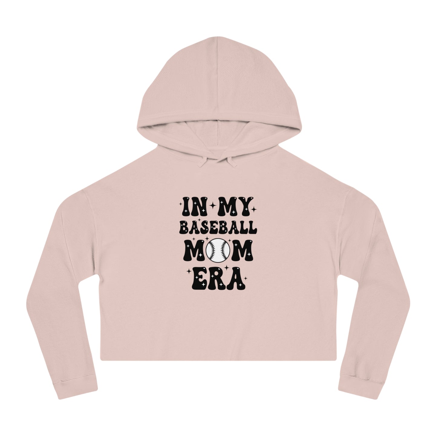 In My Baseball Mom Era Cropped Hoodie