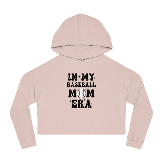 In My Baseball Mom Era Cropped Hoodie