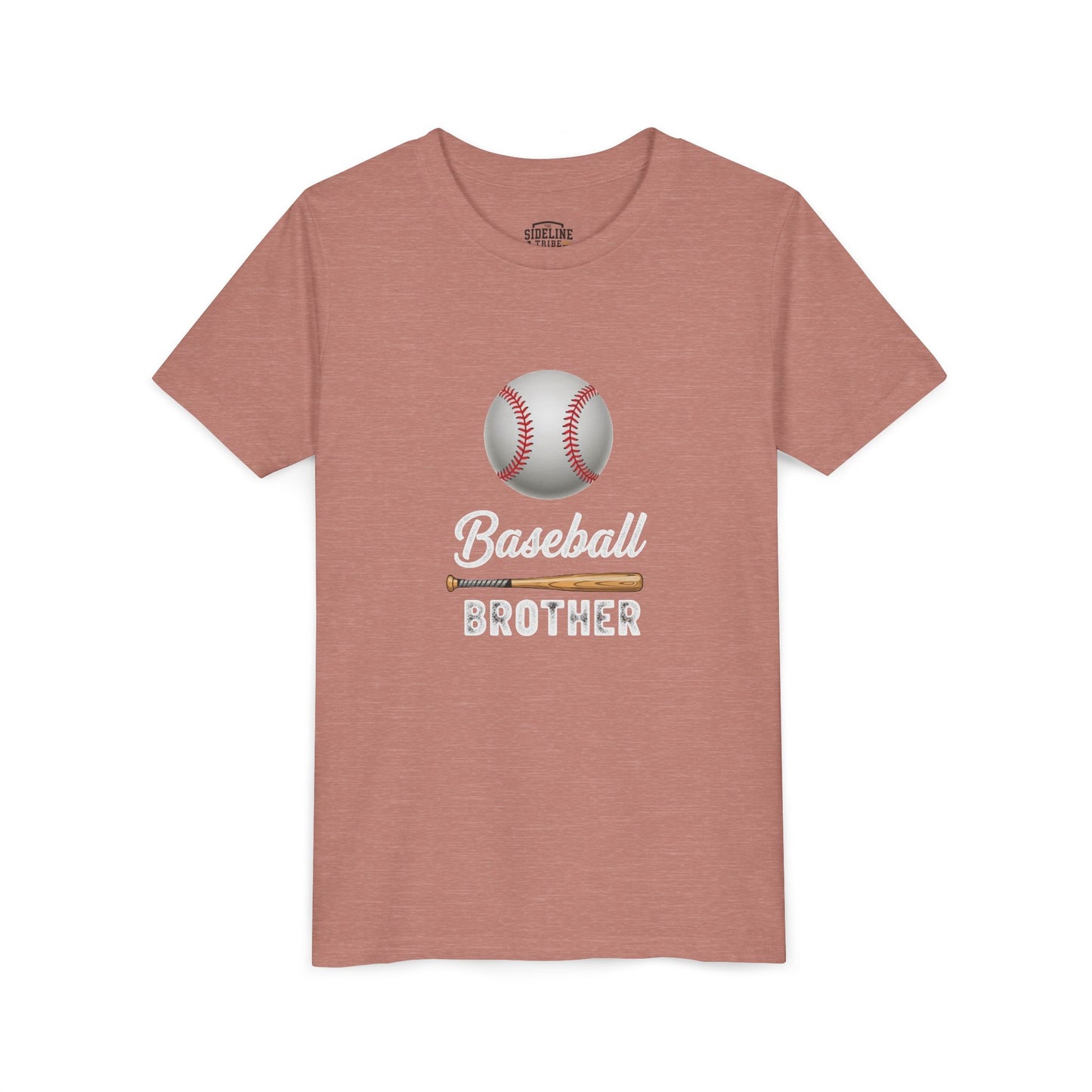 Baseball Brother Youth Tee – Cool Kids' Graphic Shirt | Soft Ring-Spun Cotton Game Day Wear