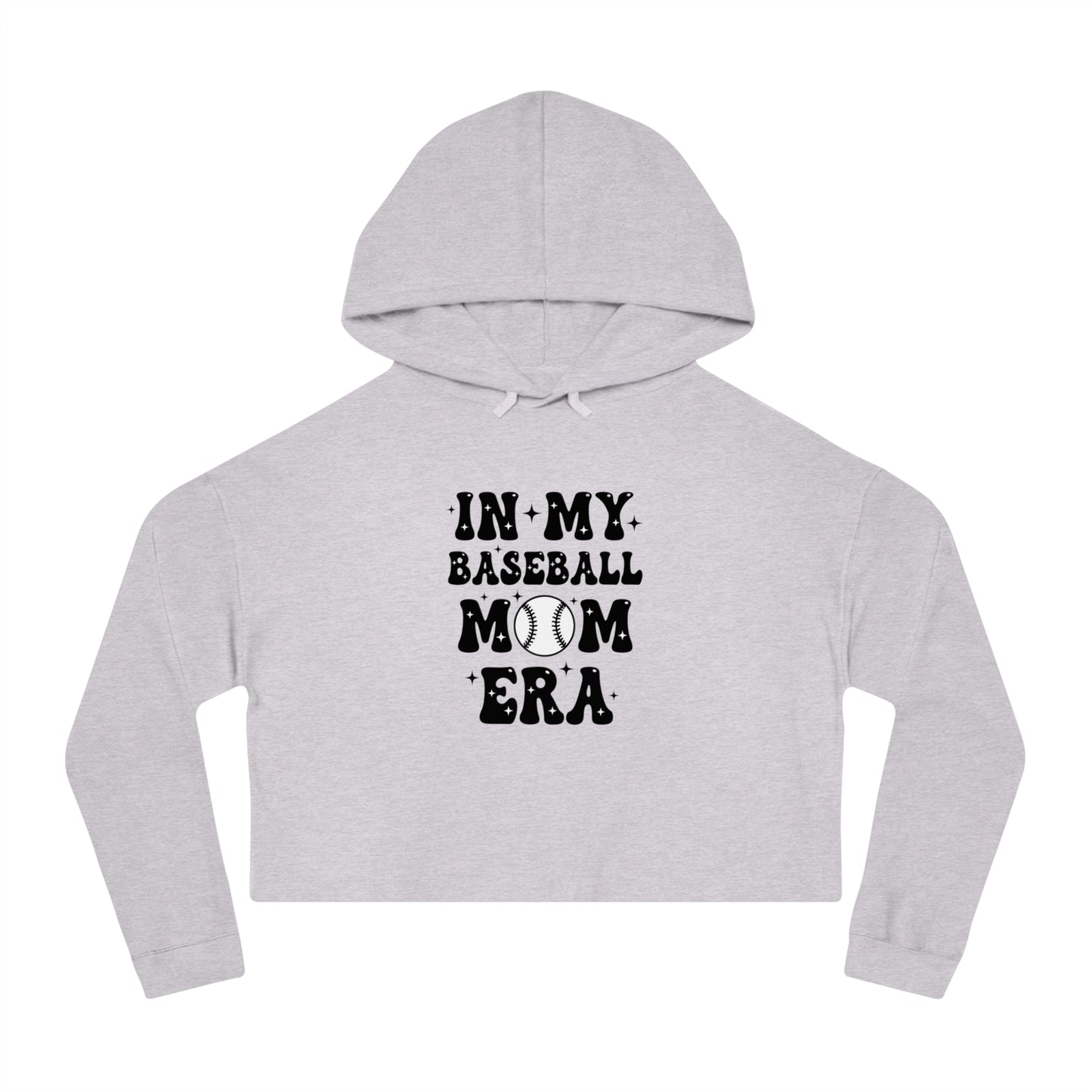 In My Baseball Mom Era Cropped Hoodie