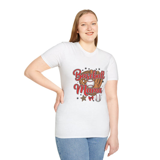 Baseball Mama Softstyle T-Shirt