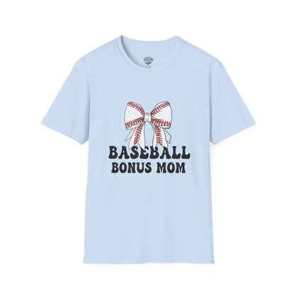 Baseball Bonus Mom T-Shirt – Premium Game Day Tee - The Sideline Tribe