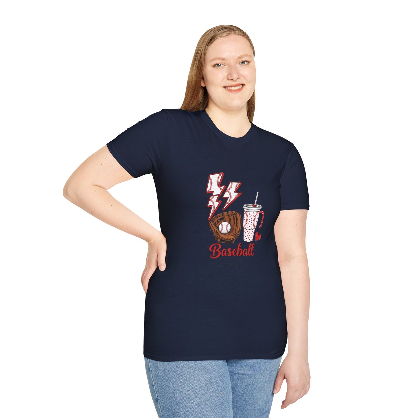 Baseball Mom Softstyle T-Shirt
