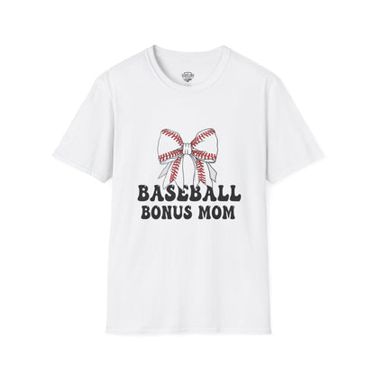 Baseball Bonus Mom T-Shirt – Premium Game Day Tee - The Sideline Tribe