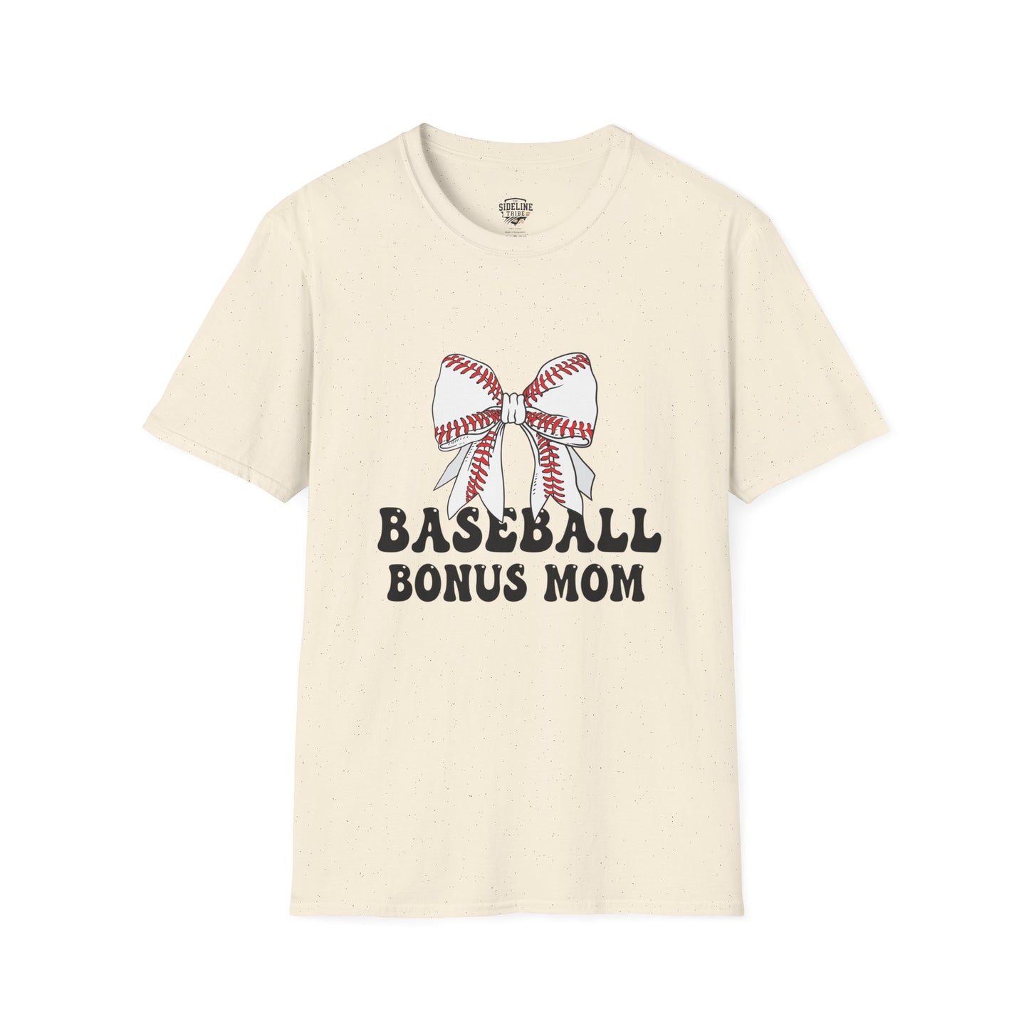 Baseball Bonus Mom T-Shirt – Premium Game Day Tee - The Sideline Tribe