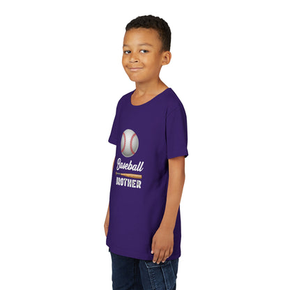 Baseball Brother Youth Tee – Cool Kids' Graphic Shirt | Soft Ring-Spun Cotton Game Day Wear
