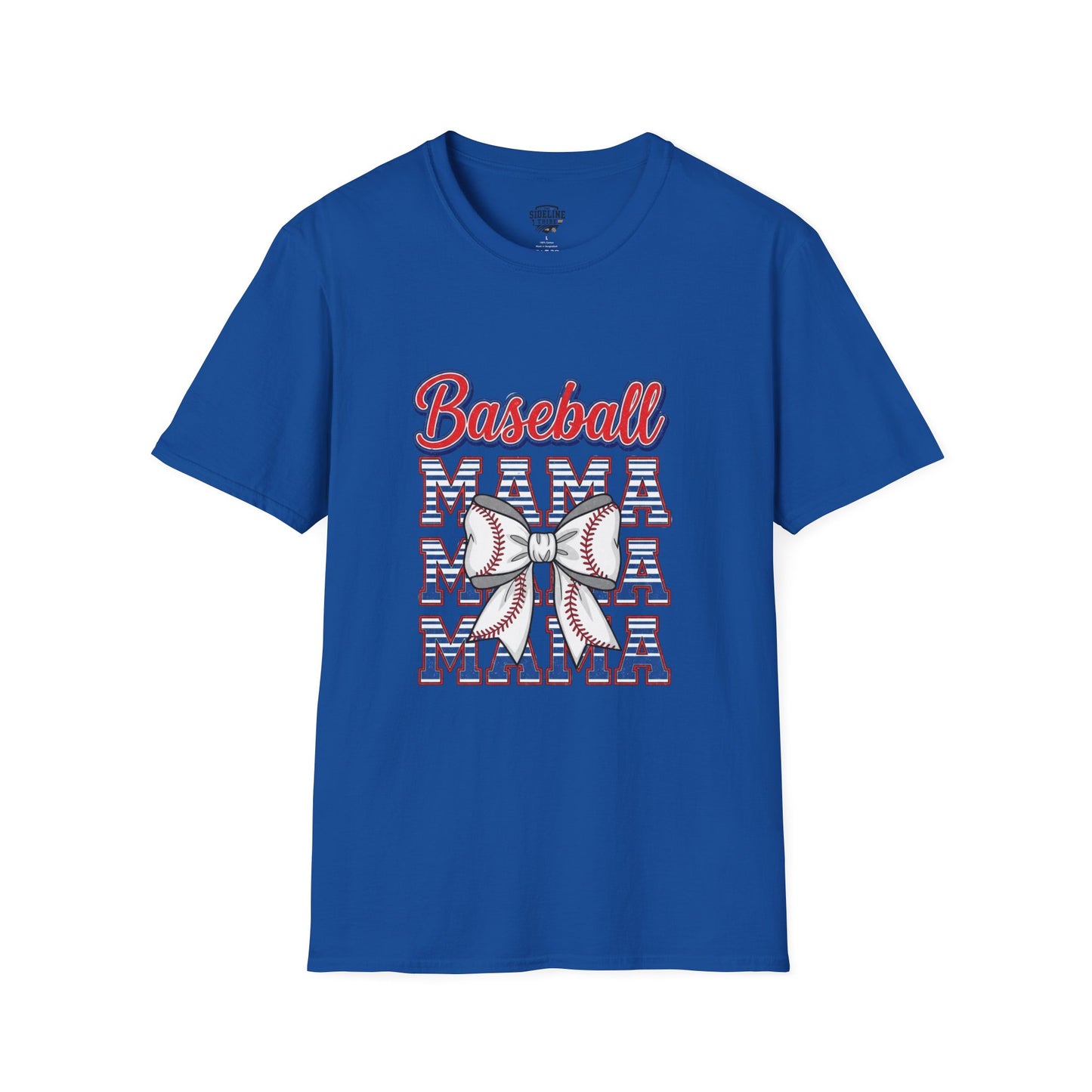 Baseball Mama Unisex Softstyle T-Shirt - The Sideline Tribe