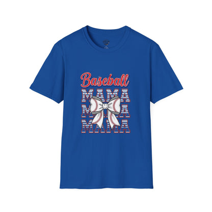 Baseball Mama Unisex Softstyle T-Shirt - The Sideline Tribe