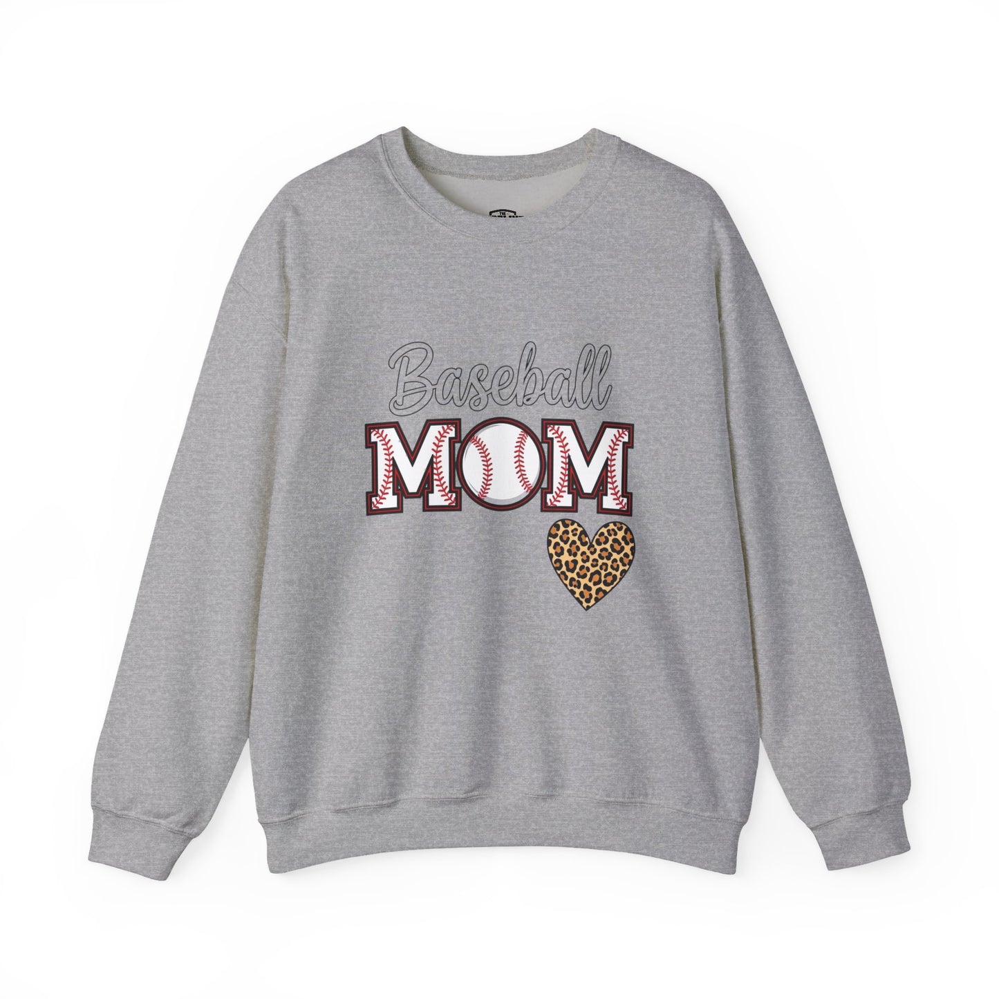 Baseball Mom Crewneck Sweatshirt – Cozy Game Day Pullover | Classic Sports Mom Sweater | Warm Team Spirit Apparel