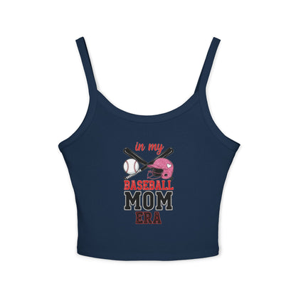 Baseball Mom Spaghetti Strap Tank Top – Soft & Stylish Game Day Apparel - The Sideline Tribe
