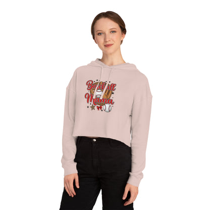Baseball Mama Cropped Hoodie