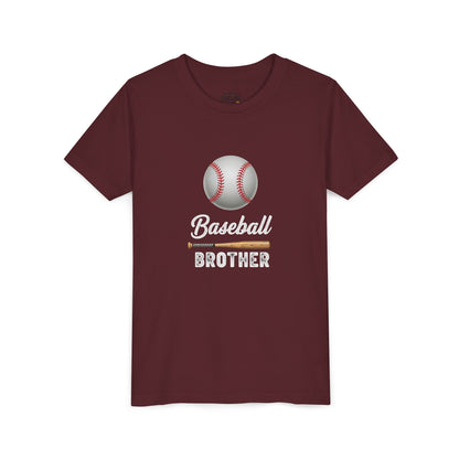 Baseball Brother Youth Tee – Cool Kids' Graphic Shirt | Soft Ring-Spun Cotton Game Day Wear