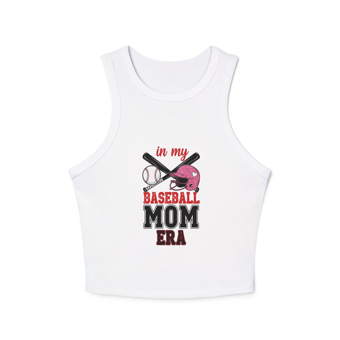 Baseball Mom Racer Tank Top – Cute & Stylish Athletic Wear for Game Day - The Sideline Tribe