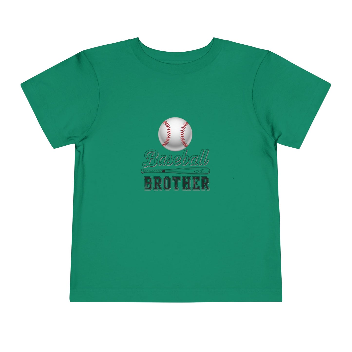 Baseball Brother Toddler Tee | Cute Kids’ Baseball Shirt for Little Siblings | Soft 100% Cotton Game Day Top