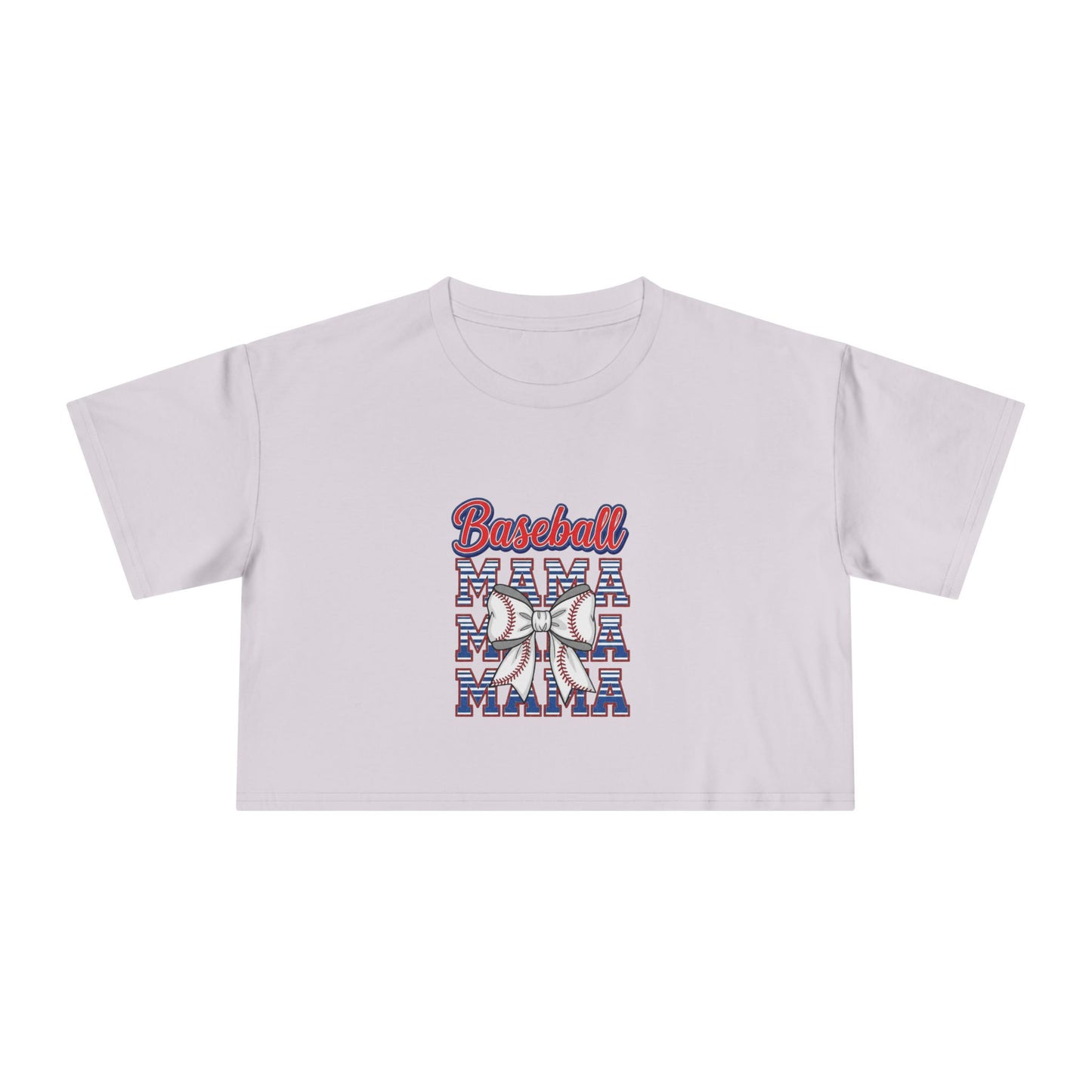 Baseball Graphic Women's Crop Tee - Perfect for Game Day Enthusiasts!