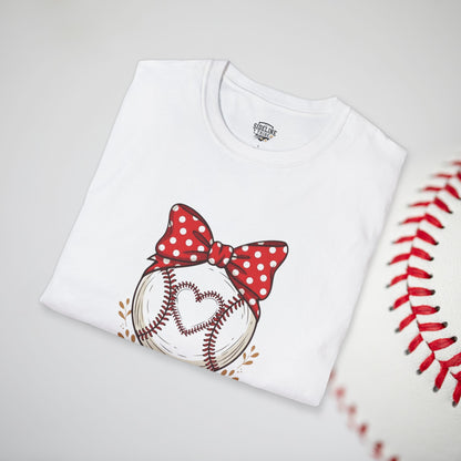 Baseball Mom Softstyle T-Shirt – Premium Game Day Tee for Sports Fans - The Sideline Tribe