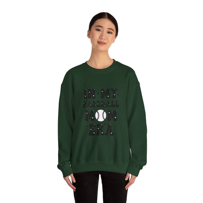 Baseball Mom Sweatshirt – Cozy Unisex Heavy Blend Crewneck | Classic Game Day Pullover | Warm Sports Mom Gift