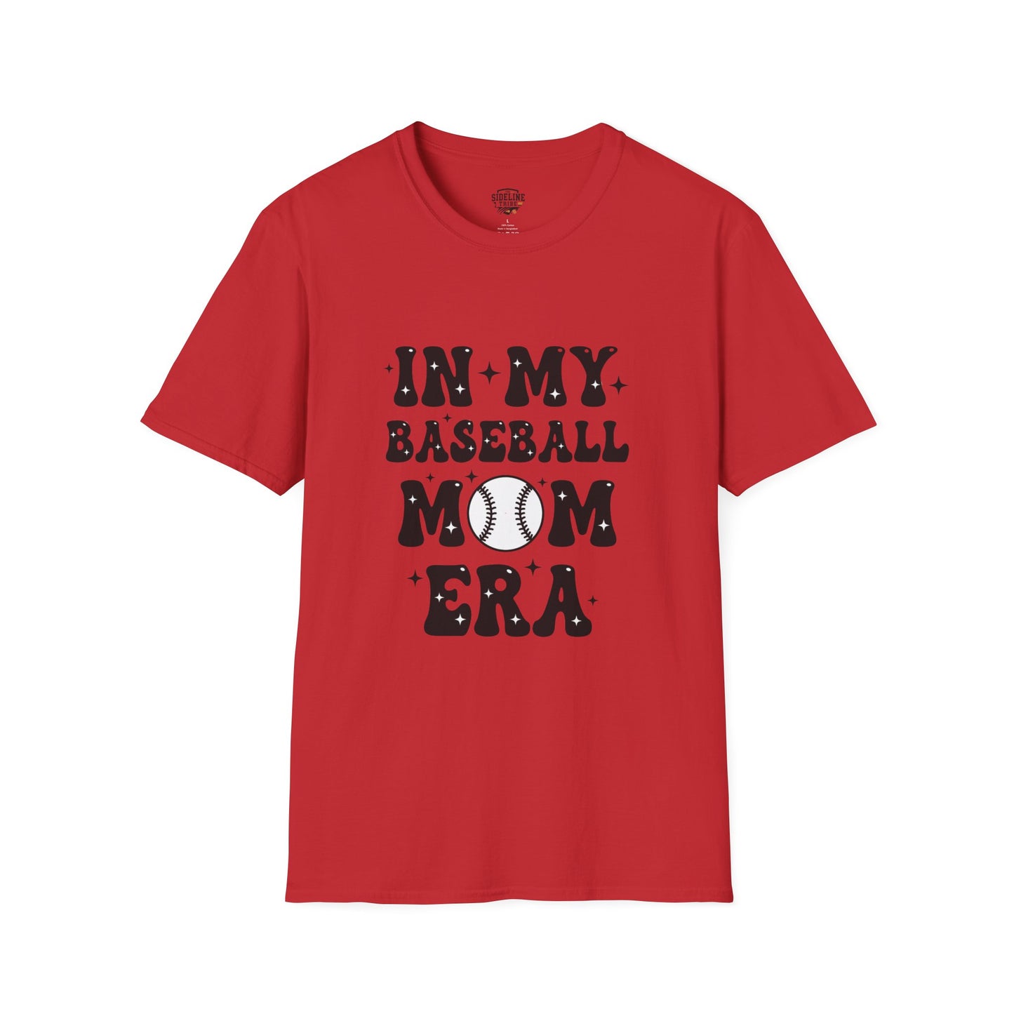 Baseball Mom Unisex T-Shirt – “In My Baseball Era” Graphic Tee | Retro Sports Mom Shirt | Game Day Essential