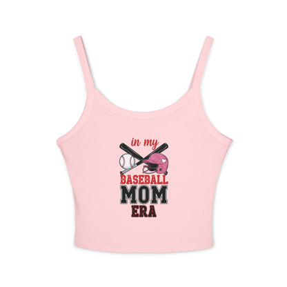 Baseball Mom Spaghetti Strap Tank Top – Soft & Stylish Game Day Apparel - The Sideline Tribe