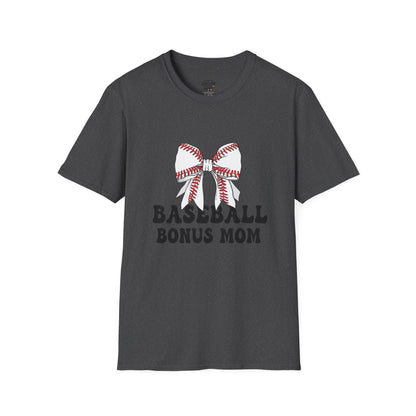 Baseball Bonus Mom T-Shirt – Premium Game Day Tee - The Sideline Tribe
